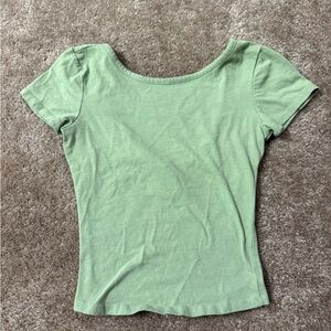 Tilly's Light Green Short Sleeve Tee
